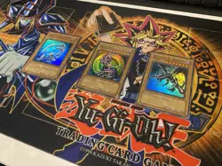Yugioh sdk-001 1st Blue Eyes LP, Sdy-006 DM LP, LOB 1st Red Eyes HP - Image 2