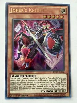 Yu-Gi-Oh! - Joker's Knight - Ultra - 1st - KICO-EN002 - NM - Image 1