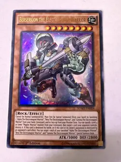 Yugioh - Berserkion the Electromagna Warrior - Ultra - 1st - SDMY-EN004 - LP - Image 1