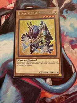 Yugioh! Elemental HERO Sparkman MZMU-EN059 Secret Rare CHIBI Maze of Muertos NM - Image 1