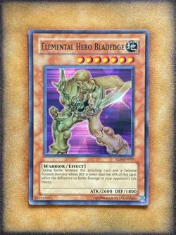 Yugioh Elemental Hero Bladedge EEN-EN007 Super Rare NM - Image 1