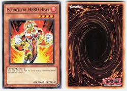 Elemental HERO Heat LCGX-EN037 Yu-Gi-Oh Unlimited Lightly Played - Image 1