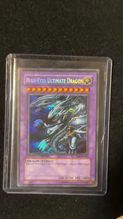 Yu-Gi-Oh! Blue-Eyes Ultimate Dragon Limited Edition Secret Rare Holo JMP-EN005 - Image 1
