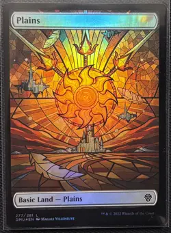 MTG Dominaria United Plains Stained Glass Foil (Common) - Image 1