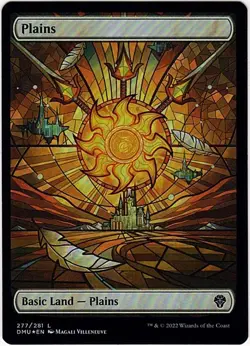 MTG Dominaria United Plains Stained Glass Foil (Common) - Image 2