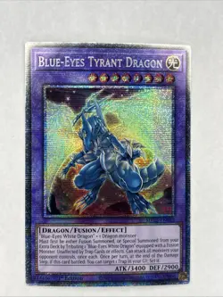Yu Gi Oh Blue-Eyes Tyrant Dragon Starlight Rare (MP25-EN042) 1st edition (NM) - Image 1