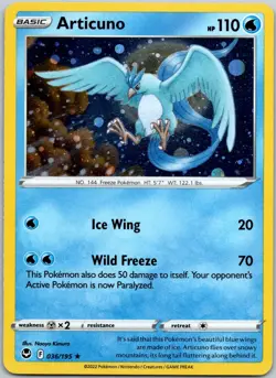 Articuno (Cosmos Holo) 036/195 Promo Miscellaneous Cards & Products Near Mint - Image 1