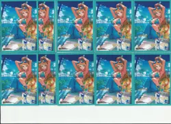 Nami ONE PIECE Card Game Oﬃcial Card Sleeves 4 Five Sleeves - Image 1