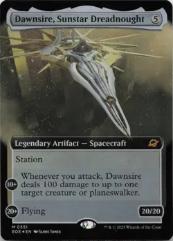 Dawnsire, Sunstar Dreadnought (Extended Art) - FOIL - M Edge of Eternities 351 - - Image 1