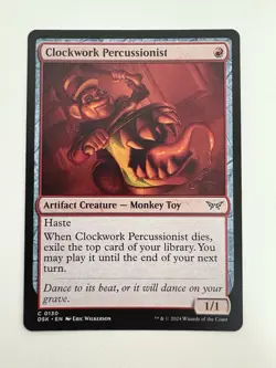 Clockwork Percussionist MTG Magic the Gathering Card NM Near Mint DSK - Image 1