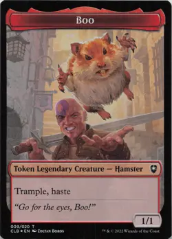 Treasure // Boo Double-Sided Token - FOIL - T Commander Legends: Battle for Bald - Image 1
