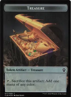 Treasure // Boo Double-Sided Token - FOIL - T Commander Legends: Battle for Bald - Image 2