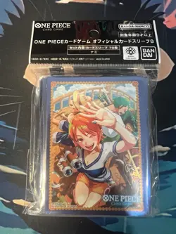 One Piece Nami Official Card Sleeves Vol.8 (70ct) Bandai Orig. NEW/SEALED - Image 1