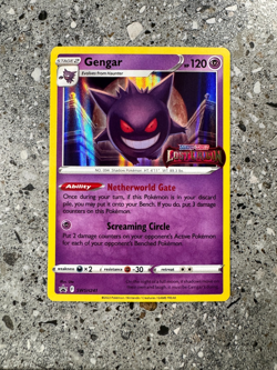 Pokemon TCG Cards Gengar SWSH241 Lost Origin Prerelease Promo Holo NM-M - Image 1