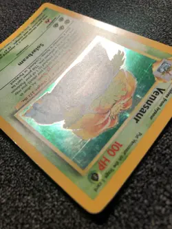 Venusaur Pokemon Card TCG Base Set 15/102 Holo English Unlimited Lightly Played - Image 5