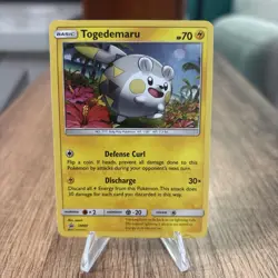 Togedemaru SM09 Holo Sun & Moon Promo Pokemon Card - Image 1