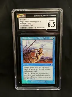 Brain Freeze FOIL Scourge EX/NM+ CGC (5049) Grade 6.5 Magic | MTG - Image 1