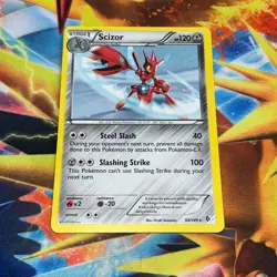 Scizor 94/149 Holo BOUNDARIES CROSSED Moderate Play Pokemon Card - Image 1