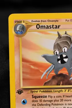Omastar 1st Edition 43/75 LP Neo Discovery Regular Uncommon Pokemon TCG Card - Image 2