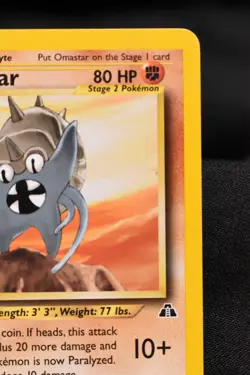 Omastar 1st Edition 43/75 LP Neo Discovery Regular Uncommon Pokemon TCG Card - Image 3