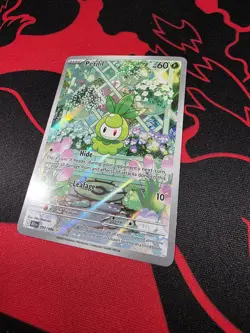 Pokemon TCG Petilil 091/086 Black Bolt Illustration Rare Holo Card NM - Image 3