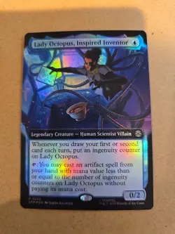 Lady Octopus, Inspired Inventor - Foil - Extended Art R MTG Marvel's Spider-Man - Image 1