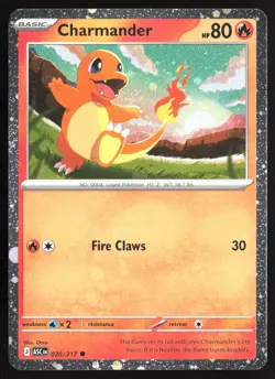 Pokemon Charmander (Cosmos Holo) Holo Miscellaneous Cards & Products 020/217 NM - Image 1