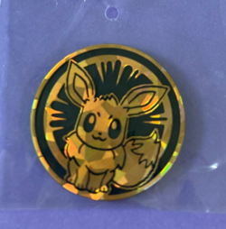 Eevee Pokemon Coin Collection Holo foil Pokemon TCG Card Game From Japan - Image 1