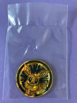 Eevee Pokemon Coin Collection Holo foil Pokemon TCG Card Game From Japan - Image 2