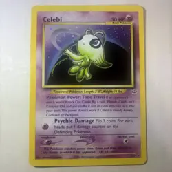Pokemon TCG Celebi Neo Revelation Holo Card 3/64 Unlimited Rare, Vintage 2001 - Image 1
