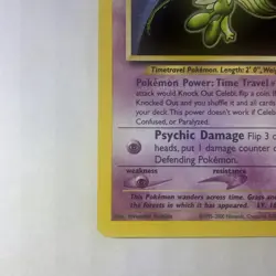 Pokemon TCG Celebi Neo Revelation Holo Card 3/64 Unlimited Rare, Vintage 2001 - Image 4