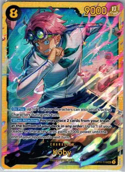Koby OP11-119 SEC English A Fist of Divine Speed - One Piece Card - NM - Image 1