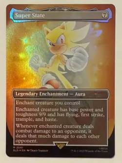 Super State Borderless Rainbow Foil - Mythic - Secret Lair MTG - Image 1