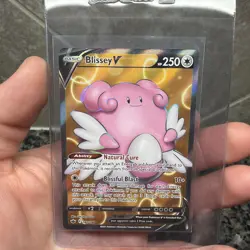 Blissey V - 182/198 Pokemon Chilling Reign Sword Shield Full Art Rare Card NM - Image 1