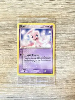 Pokemon Mew Holon Phantoms 111/110 Sealed In Plastic 2006 DVD Promo Card - Image 1