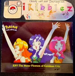 The Water Flowers of Cerulean City EP7 NM Holo Tripe Waifu Bop Art Pokemon Card! - Image 1