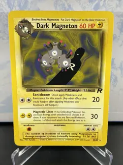 Pokemon Card - Dark Magneton Team Rocket 28/82 Rare - Image 1