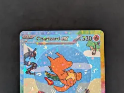 BUBBLE CHARIZARD EX POKEMON CARD - * FAN ART * MEW FRIENDS Paldean 232/091 - Image 2