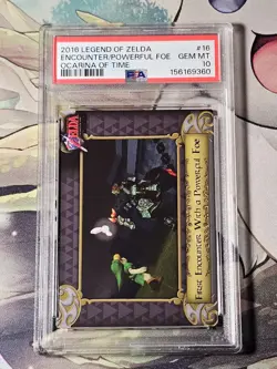 Zelda First Encounter w/a Powerful Foe #16 PSA 10 Mint Enterplay 2016 Grade Card - Image 1