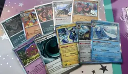 Pokemon TCG Mixed Card Lot 10-Card Holo Pitch Black Fresh! - Image 1