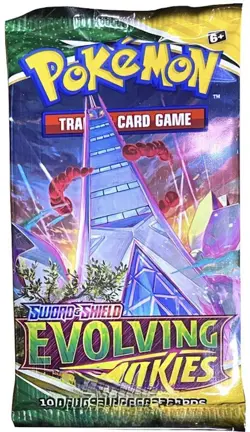 Pokemon TCG Sword & Shield Evolving Skies Booster Pack 10 Cards New Sealed - Image 1