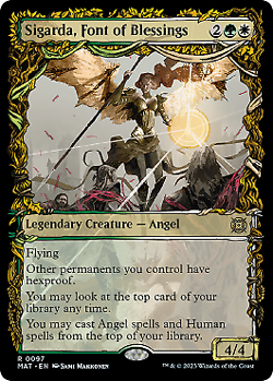 Magic MTG - Sigarda, Font of Blessings - MINT/NMINT - EN - FOIL - Image 1