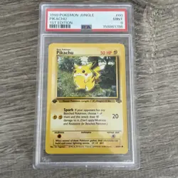 Pokemon Pikachu Jungle 60/64 1st Edition PSA 9 Graded Card - Image 1