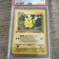 Pokemon Pikachu Jungle 60/64 1st Edition PSA 9 Graded Card - Image 2