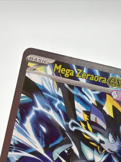 Mega Zeraora ex #114/084 SIR Pitch Black Pre-Release Card In Hand NM Centered - Image 4
