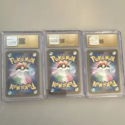 Pokemon Card Japanese Lot CGC Pristine Graded Charizard Holo 3 Cards - Image 5