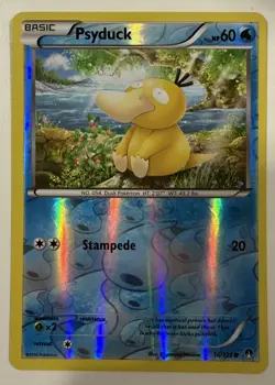 Pokemon TCG Psyduck Breakpoint 16/122 Reverse Holo Common Card - Image 1