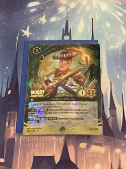 Disney Lorcana – Woody, Jungle Guide (54/P3 EN-12) – Set Championship Top 8 Foil - Image 1