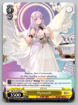 Plymouth AZL/S119-E007 R R Azur Lane Vol. 2 Weiss Schwarz Near Mint - Image 1