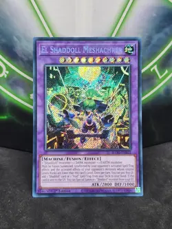 Yugioh El Shaddoll Meshachrer BLGG-EN022 Secret Rare 1st Edition NM - Image 1